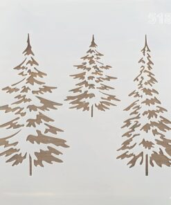 Șablon – Pine Tree – 20×20 cm