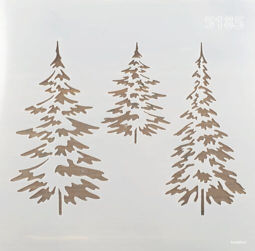Șablon – Pine Tree – 20×20 cm 1