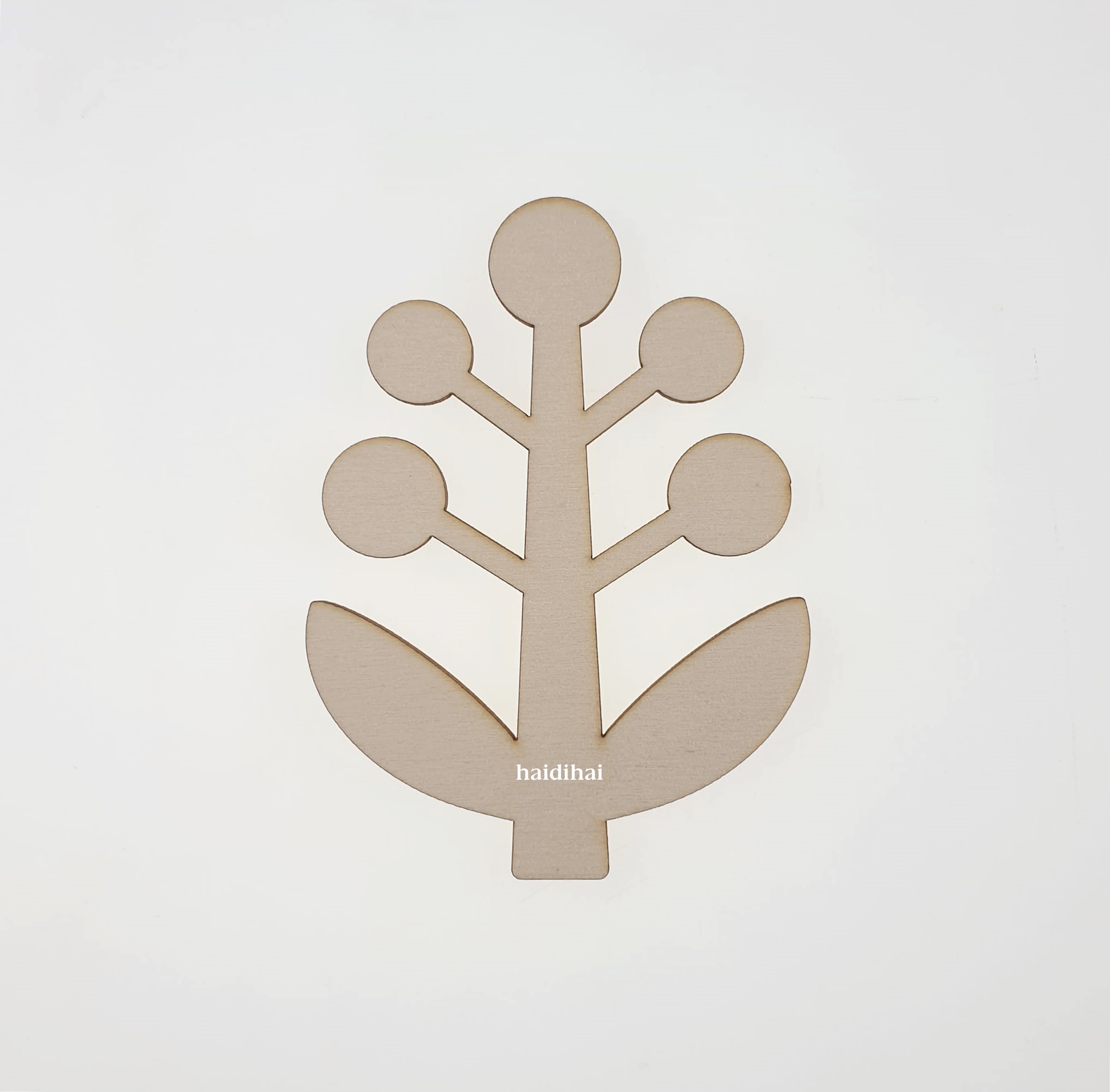 Decorațiune lemn - Flower - 12x8,7 cm 1 Decorațiune lemn - Flower - 12x8,7 cm