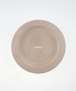 Farfurie lemn - rotundă - 18 cm