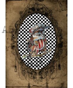 Hârtie de orez - Alice in Wonderland 10 - A4