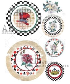 Hârtie de orez - Alice in Wonderland 8 - A4