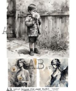 Hârtie de orez - Artwork wish 2 - A4