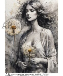 Hârtie de orez - Artwork wish 3 - A4