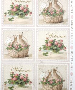 Hârtie de orez - Easter Bunnies - A4