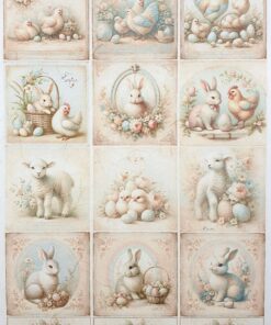 Hârtie de orez - Easter Scenes - A4
