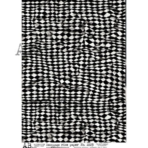 Hârtie de orez - Pattern cirque - A4 1
