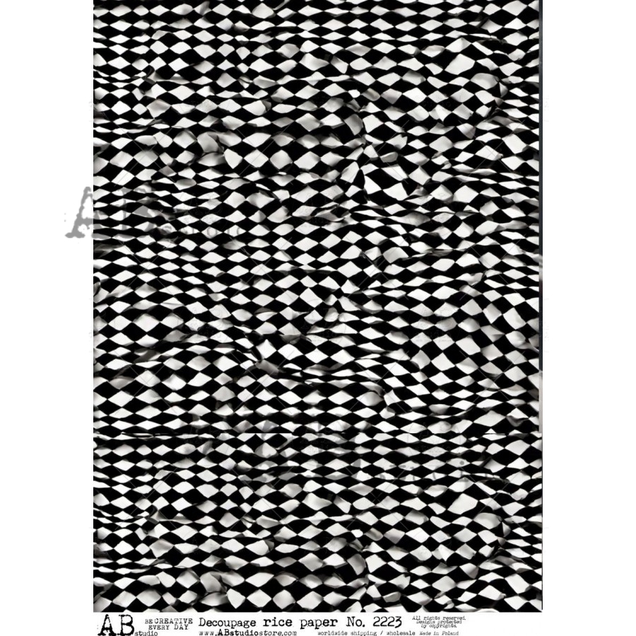 Hârtie de orez - Pattern cirque - A4 1 Hârtie de orez - Pattern cirque - A4