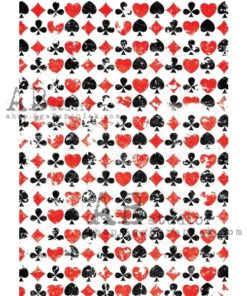 Hârtie de orez - Playing Cards - A4