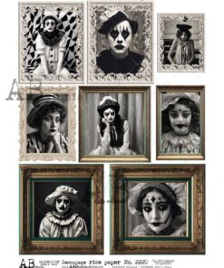 Hârtie de orez - Sketches du cirque - A4