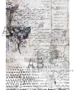 Hârtie de orez - Vintage Letter - A4