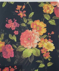 Hârtie transfer – decal – Flowers Wallpaper – 25×35 cm