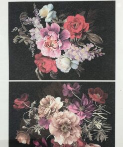 Hârtie transfer – decal – Flowers – 25×35 cm