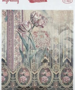 Hârtie transfer – decal – Tulips – 25×35 cm
