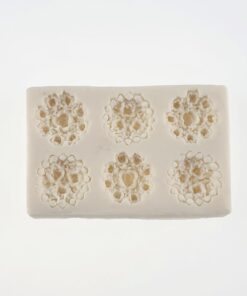 Matriță silicon - Flowers - 9x6 cm