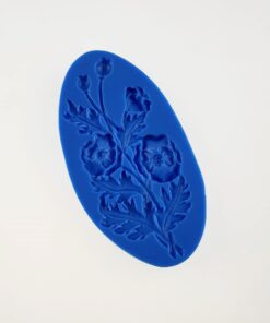 Matriță silicon - Maci - 6,8 x13x1 cm