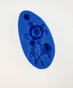 Matriță silicon - Trandafiri - 13x6,8x1,8 cm