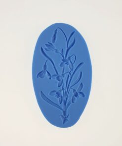 Matriță silicon – Snowdrops – 13,8x7,9x0,8 cm