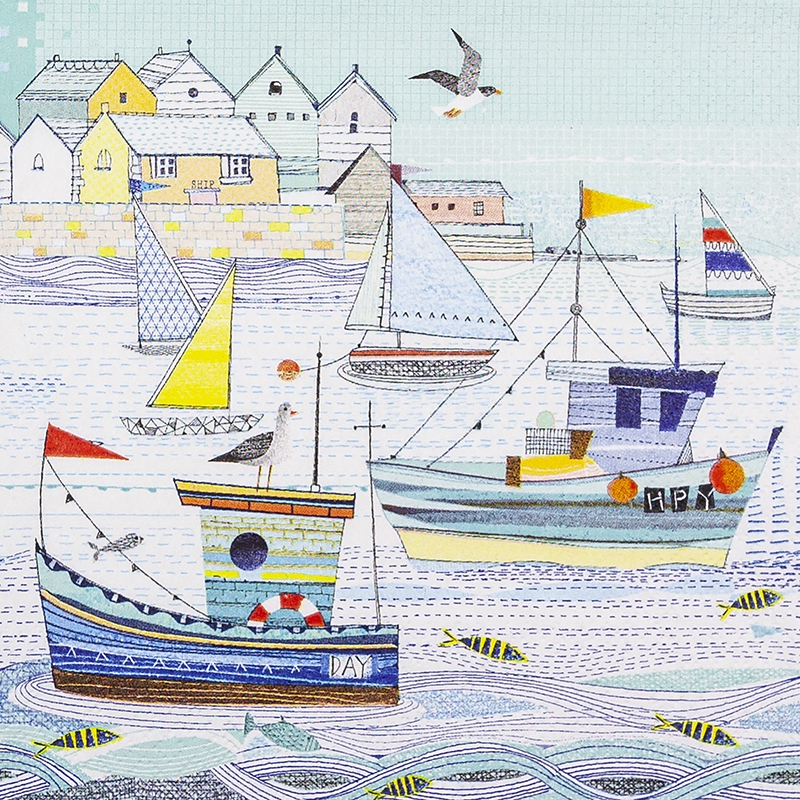 Șervețel - Boats - 33x33 cm 1 Șervețel - Boats - 33x33 cm