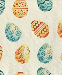 Șervețel - Coloured Eggs - 24x24 cm