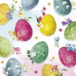 Șervețel - Eggs Painting - 33x33 cm