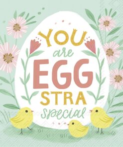 Șervețel - Eggstra light green - 33x33 cm