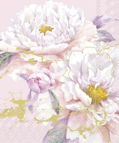 Șervețel - Happy Peony rose - 33x33 cm