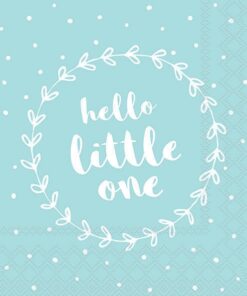 Șervețel - Hello Little One blue - 33x33 cm