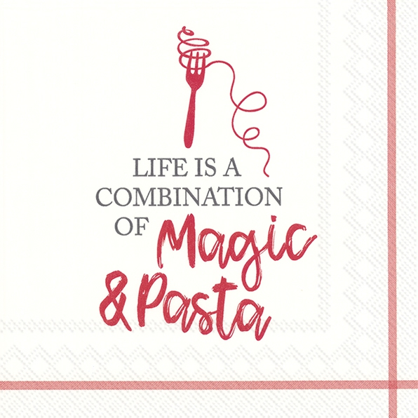Șervețel - Magic and Pasta - 33x33 cm 1 Șervețel - Magic and Pasta - 33x33 cm