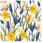 Șervețel - Muscari with Daffodils - 33x33 cm