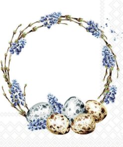 Șervețel - Muscari wreath - 33x33 cm