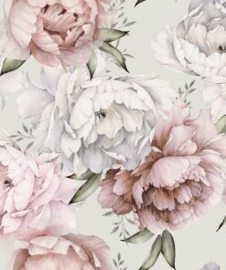 Șervețel - Peonies on cream - 33x33 cm
