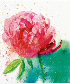 Șervețel - Peony Watercolor - 33x33 cm