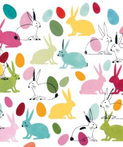 Șervețel - Rabbits & Eggs - 33x33 cm