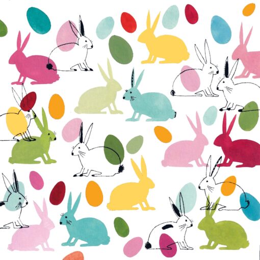 Șervețel - Rabbits & Eggs - 33x33 cm 1
