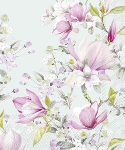 Șervețel - Romantic Magnolia light blue - 33x33 cm