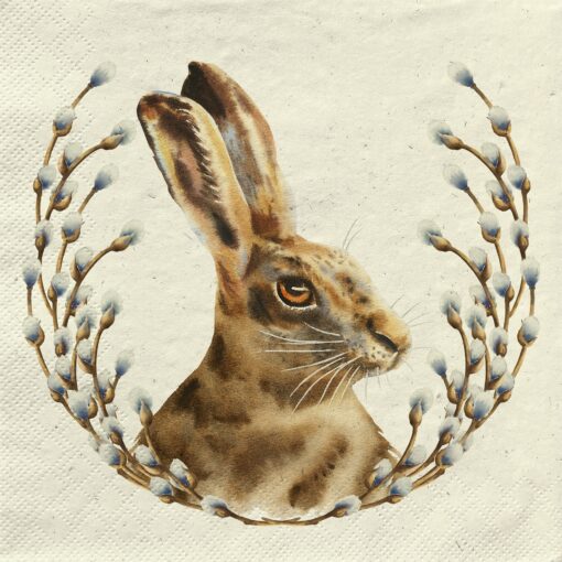 Șervețel - Sir Rabbit - 33x33 cm 1
