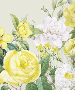 Șervețel - Yellow Rose Garden - 33x33 cm