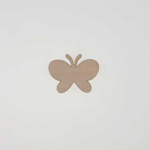 Decorațiune lemn – Butterfly – 6×4,7 cm 1