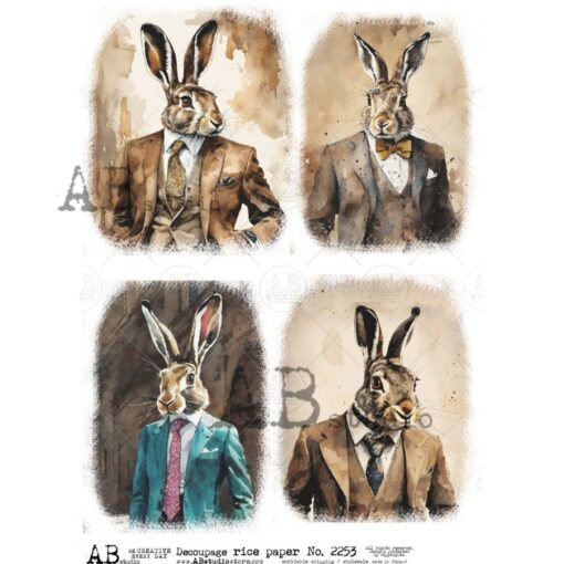 Hârtie de orez - Mr. Rabbit - A4 1