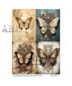 Hârtie de orez – Butterfly in 4 Acts - A4