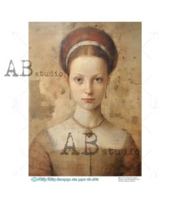 Hârtie de orez – Victorian Portrait 2 - A4