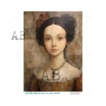 Hârtie de orez – Victorian Portrait 4 - A4
