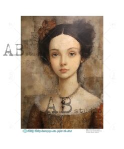 Hârtie de orez – Victorian Portrait 4 - A4