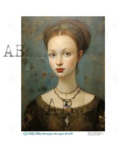 Hârtie de orez – Victorian Portrait - A4