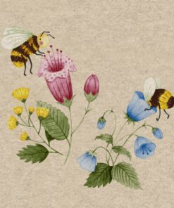 Șervețel - Bee Flowerful - 33x33 cm