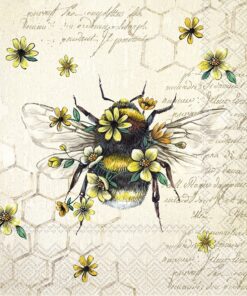 Șervețel - Bee Queen - 33x33 cm