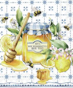 Șervețel - Bee wonderful - 33x33 cm