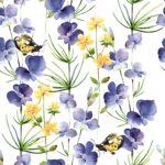 Șervețel - Blue Blossoms - 33x33 cm