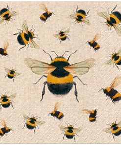 Șervețel - Dancing Bees - 33x33 cm